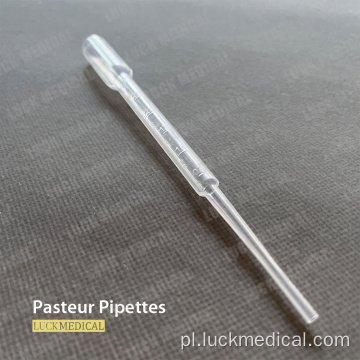 Plsatic Pasteur Pipette Lab Użyj 1 ml/3ml/5ml